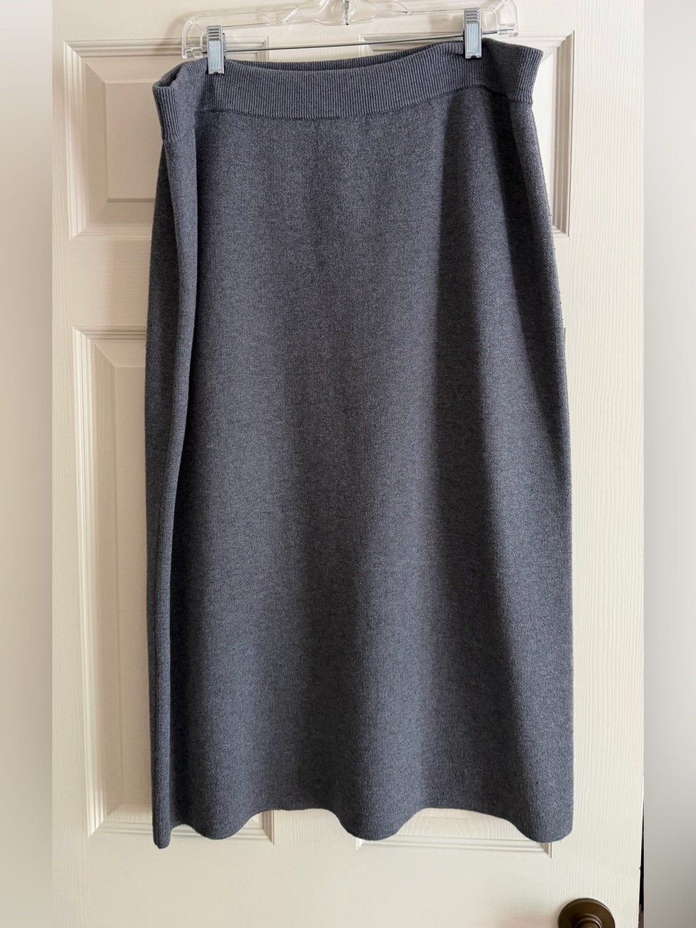Nordstrom Grey Knit Pencil Skirt